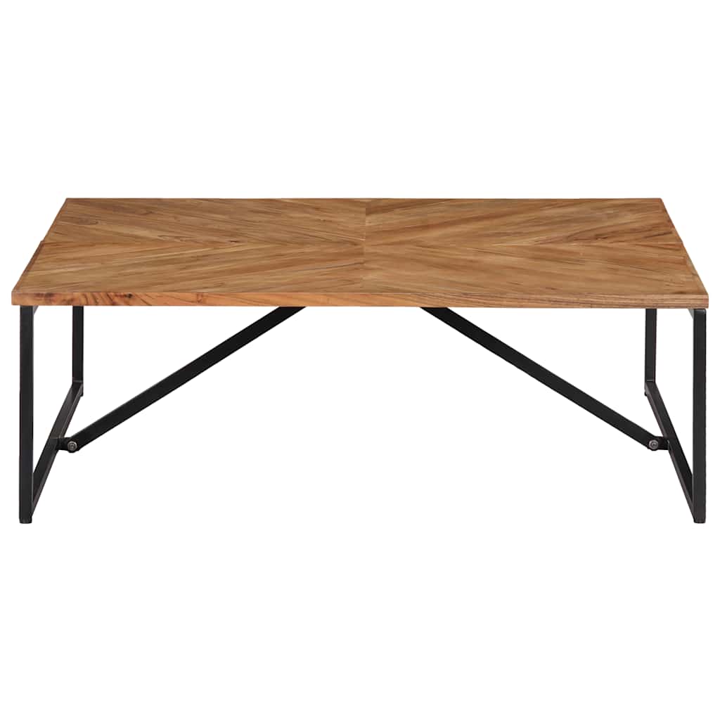 Tavolino da Salotto 110x110x36 cm Legno Massello di Acacia | homemem39