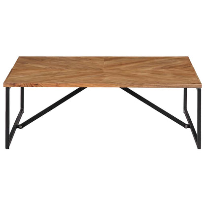 Tavolino da Salotto 110x110x36 cm Legno Massello di Acacia | homemem39