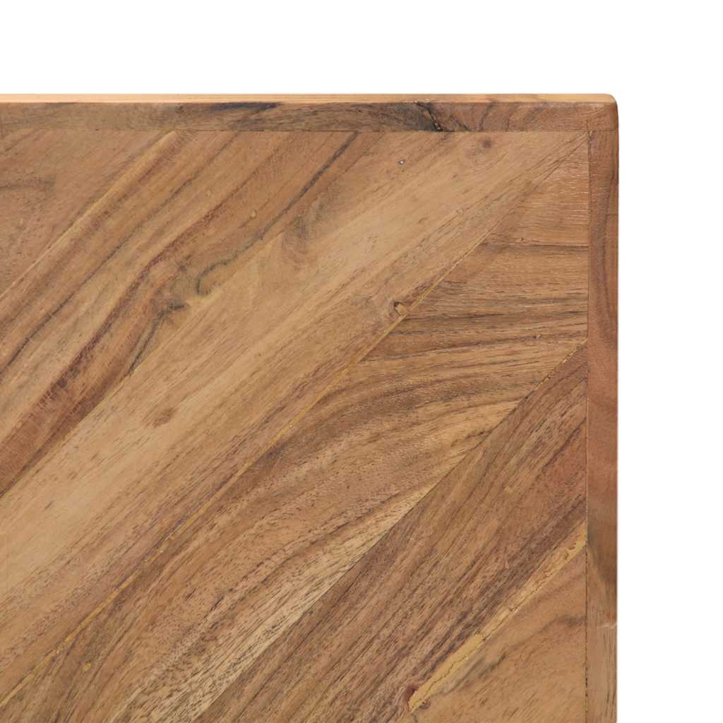 Tavolino da Salotto 110x110x36 cm Legno Massello di Acacia | homemem39