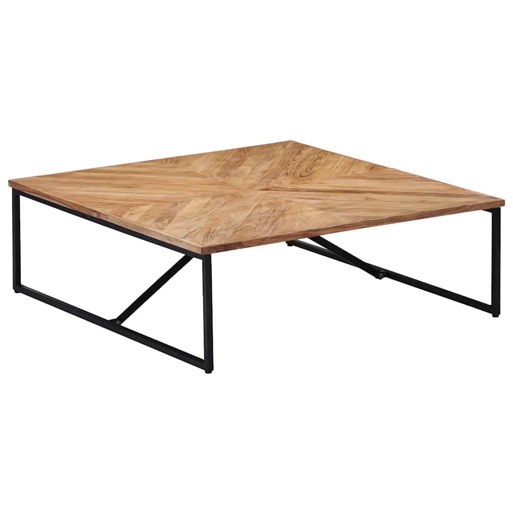 Tavolino da Salotto 110x110x36 cm Legno Massello di Acacia | homemem39