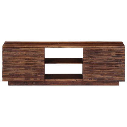 Mobile Porta TV 120x30x40 cm in Legno Massello di Acacia