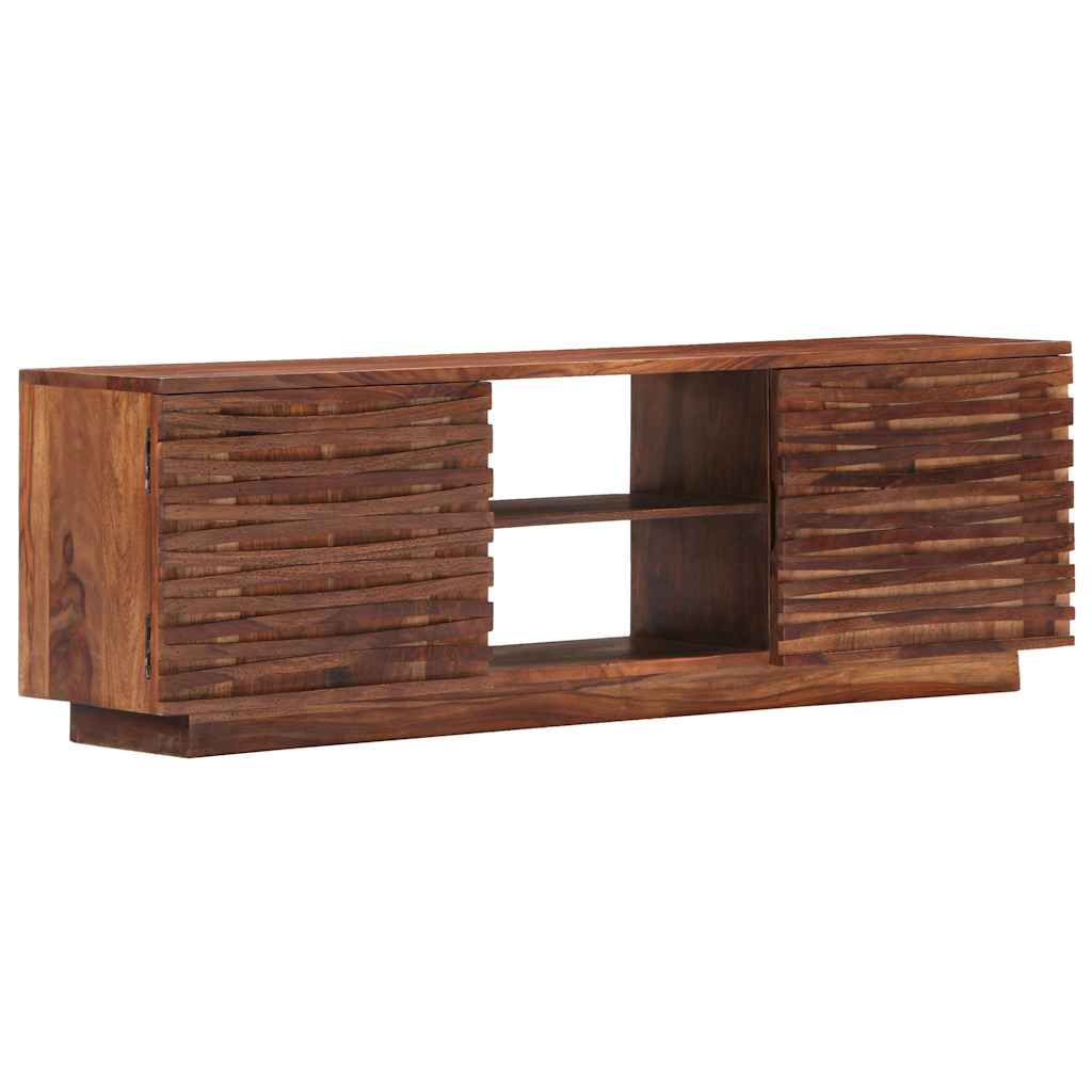 Mobile Porta TV 120x30x40 cm in Legno Massello di Acacia