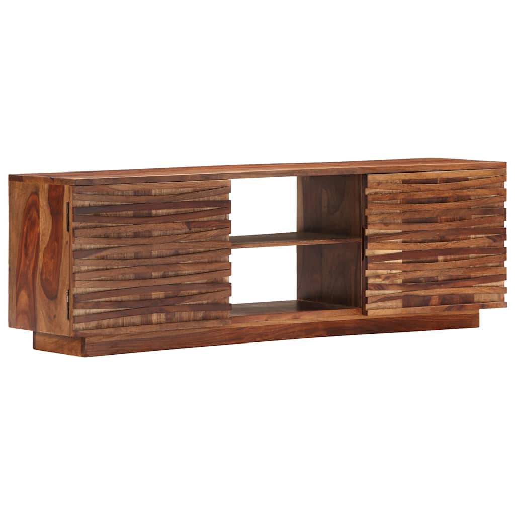 Mobile Porta TV 120x30x40 cm in Legno Massello di Acacia
