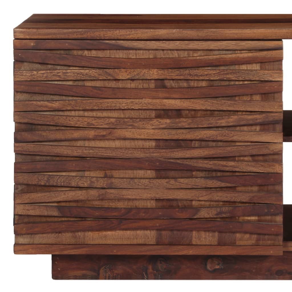 Mobile Porta TV 120x30x40 cm in Legno Massello di Acacia | homemem39