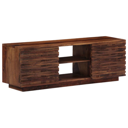 Mobile Porta TV 120x30x40 cm in Legno Massello di Acacia | homemem39