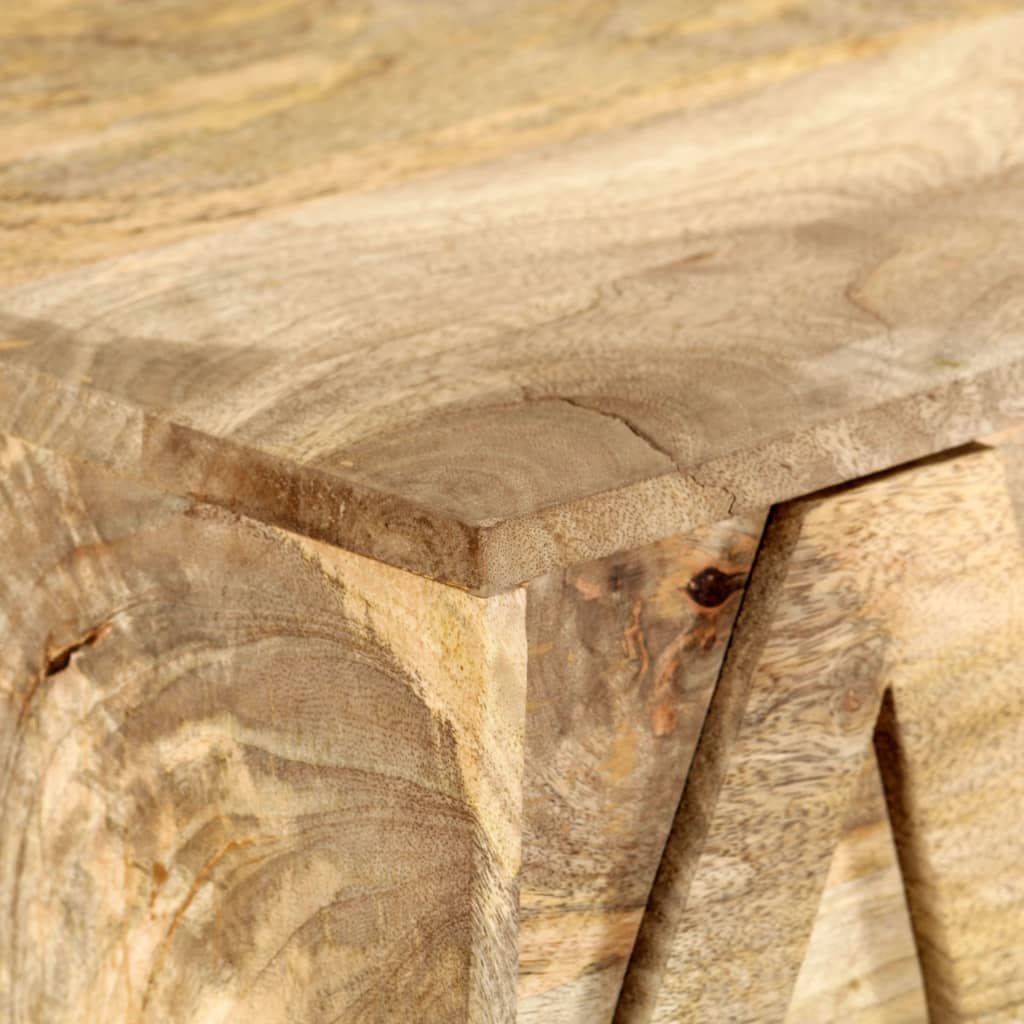 Mobile Alfabeto 6 Cassetti 120x35x79 cm in Legno Massello Mango | homemem39