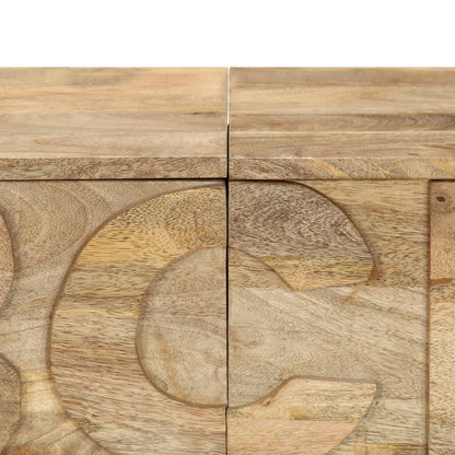 Mobile Alfabeto 6 Cassetti 120x35x79 cm in Legno Massello Mango | homemem39