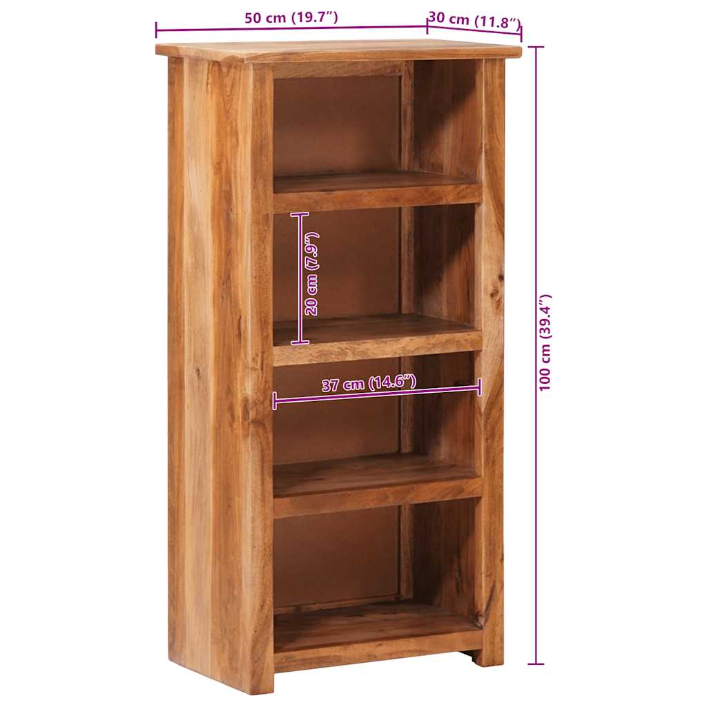 Libreria 50x30x100 cm in Legno Massello | homemem39