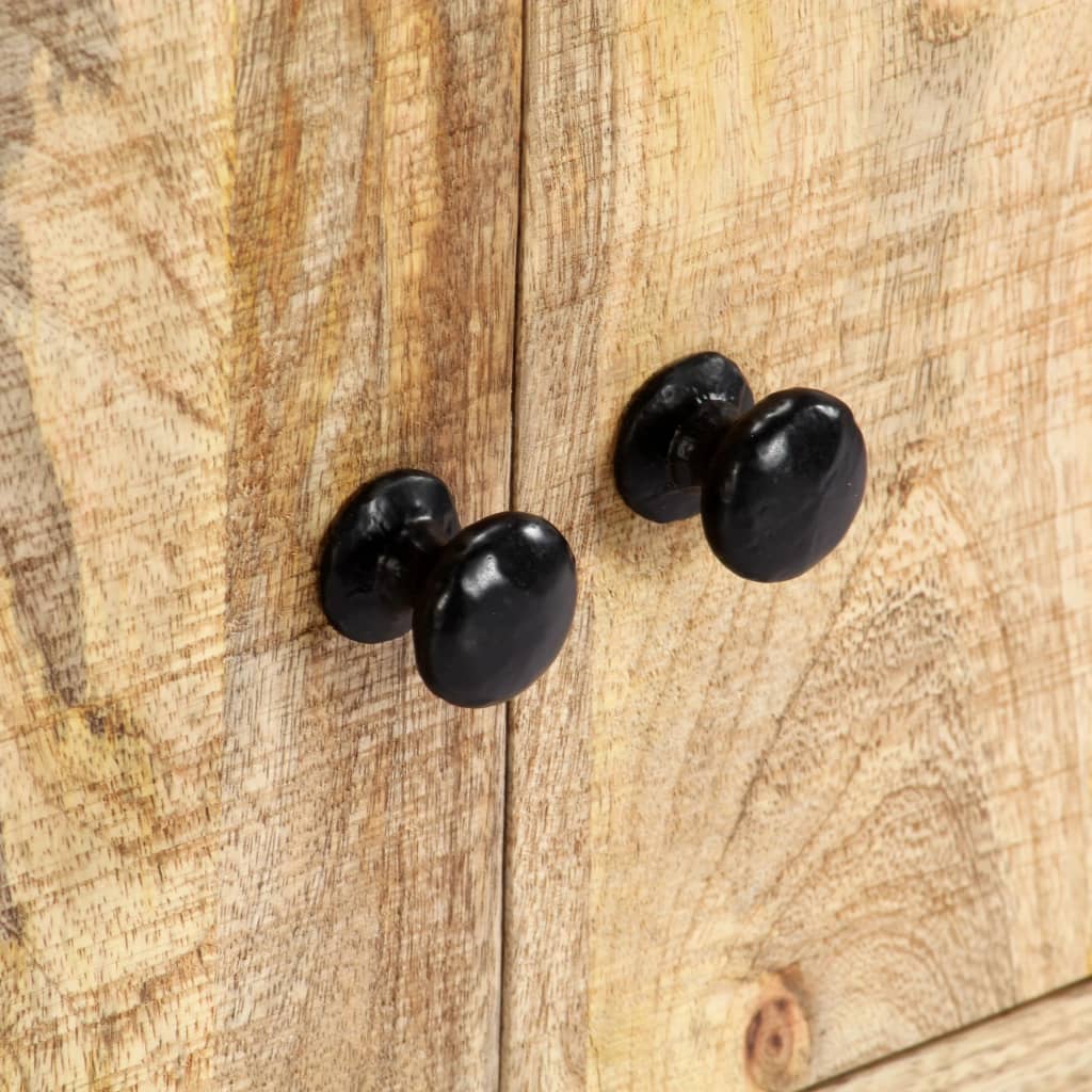 Mobile Porta TV 120x30x40 cm in Legno Massello di Mango - homemem39