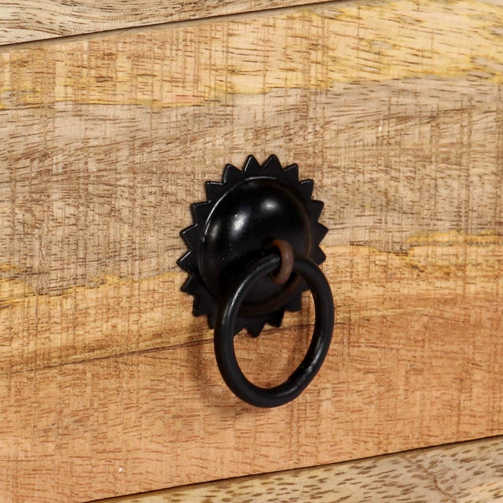 Mobile Porta TV 120x30x40 cm in Legno Massello di Mango - homemem39