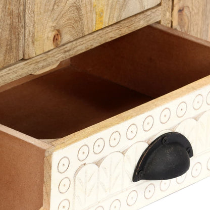 Mobile Porta TV 120x30x40 cm in Legno Massello di Mango - homemem39