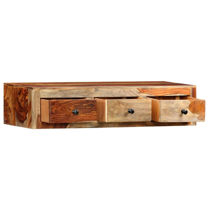 Tavolo Consolle da Parete 100x25x20 cm in Massello di Acacia | homemem39