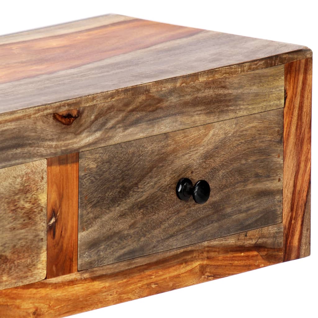 Tavolo Consolle da Parete 100x25x20 cm in Massello di Acacia | homemem39
