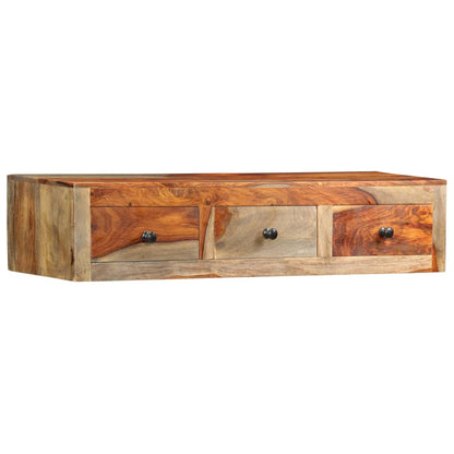 Tavolo Consolle da Parete 100x25x20 cm in Massello di Acacia | homemem39