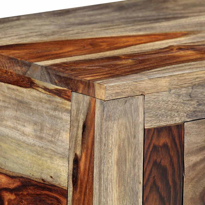 Tavolo Consolle con 3 Cassetti 120x30x75 cm Legno di Acacia