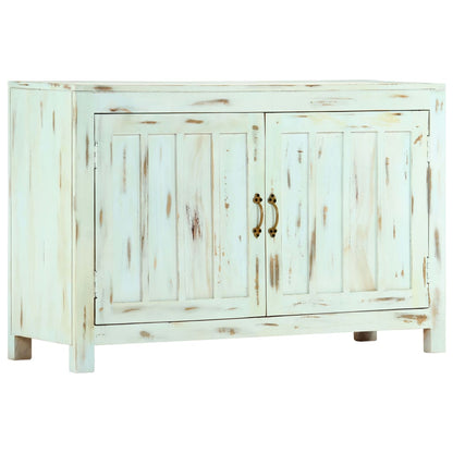 Credenza Azzurra 110x35x70 cm in Legno Massello di Mango - homemem39