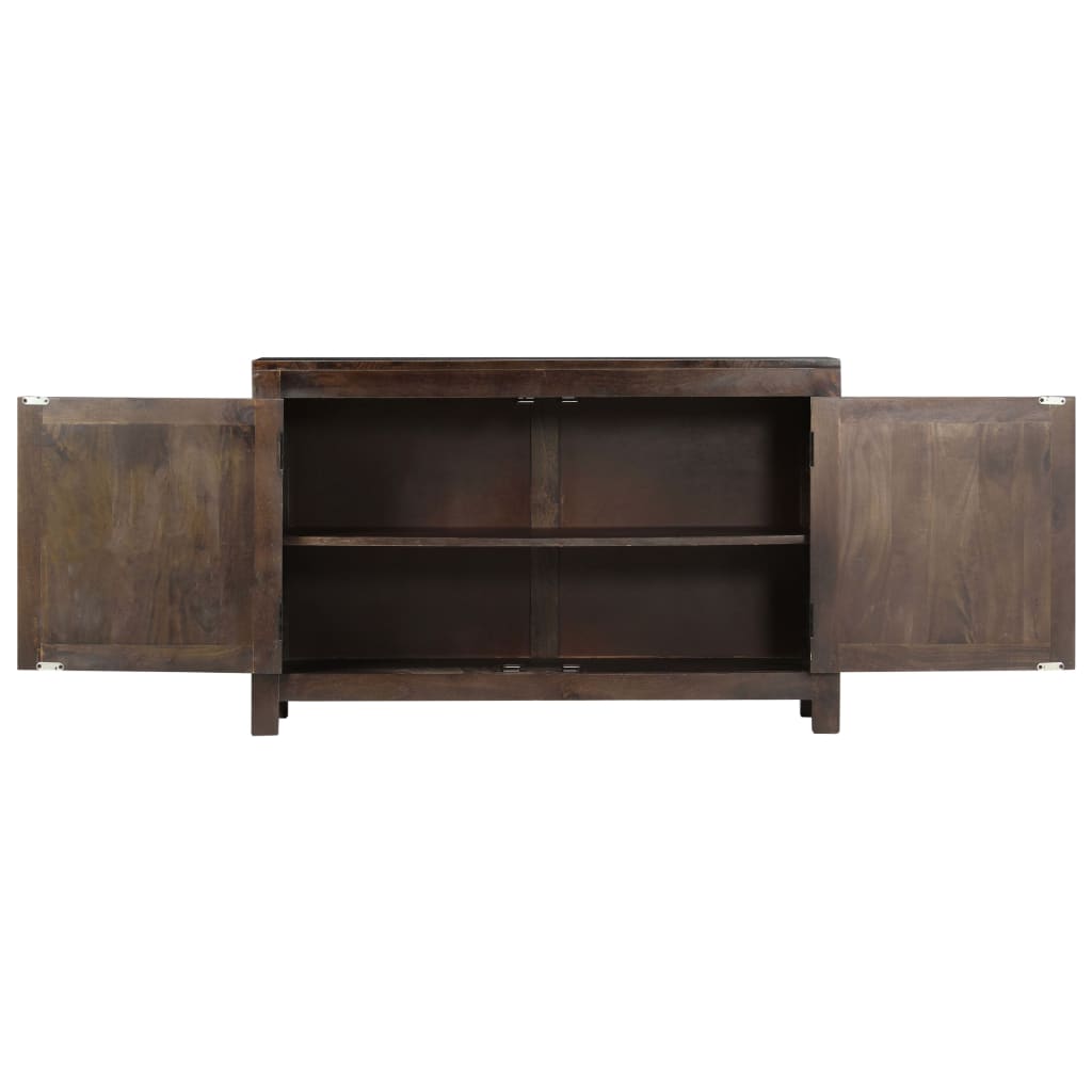 Credenza con Design Intagliato 110x35x70 cm in Legno di Mango | homemem39