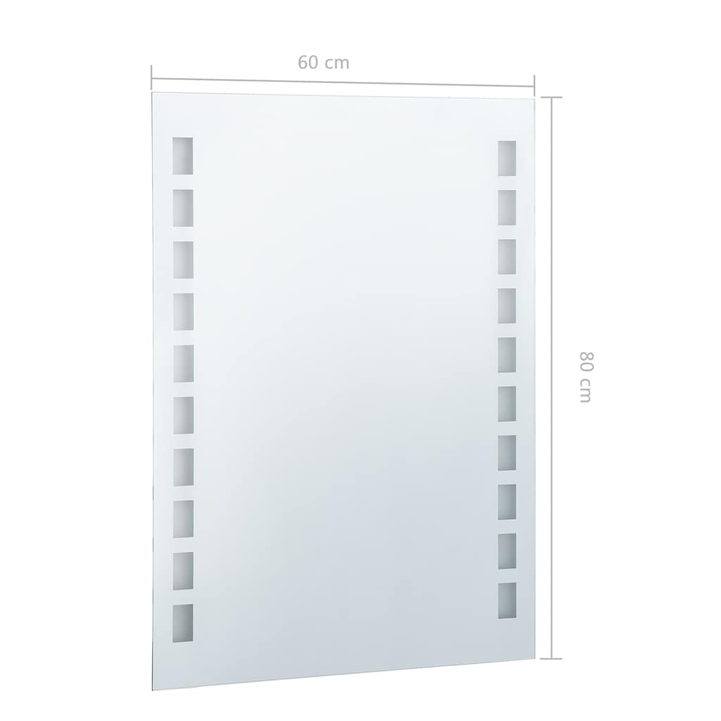 Specchio da Parete a LED per Bagno 60x80 cm - homemem39
