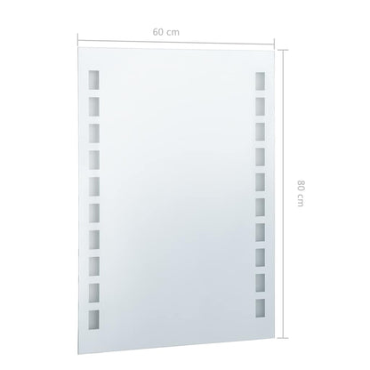 Specchio da Parete a LED per Bagno 60x80 cm - homemem39