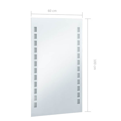 Specchio da Parete a LED per Bagno 60x100 cm - homemem39