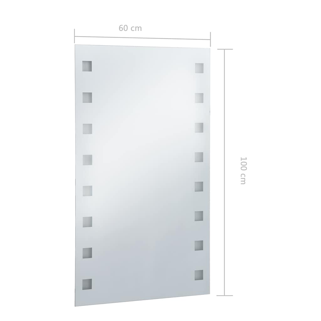 Specchio da Parete a LED per Bagno 60x100 cm - homemem39
