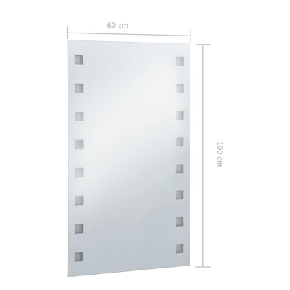 Specchio da Parete a LED per Bagno 60x100 cm - homemem39