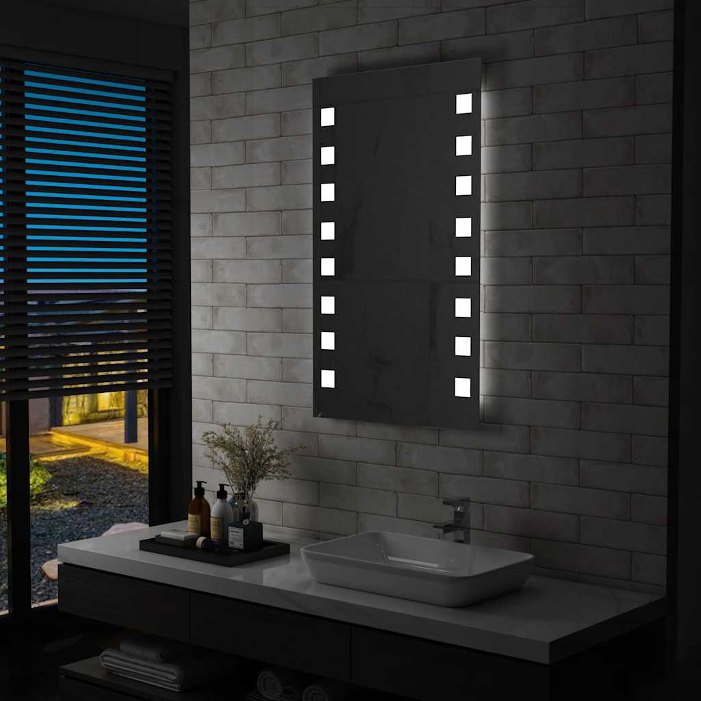 Specchio da Parete a LED per Bagno 60x100 cm - homemem39