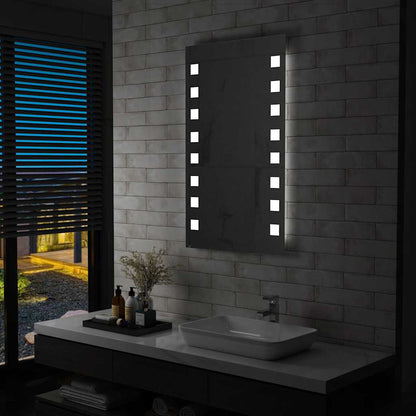 Specchio da Parete a LED per Bagno 60x100 cm - homemem39