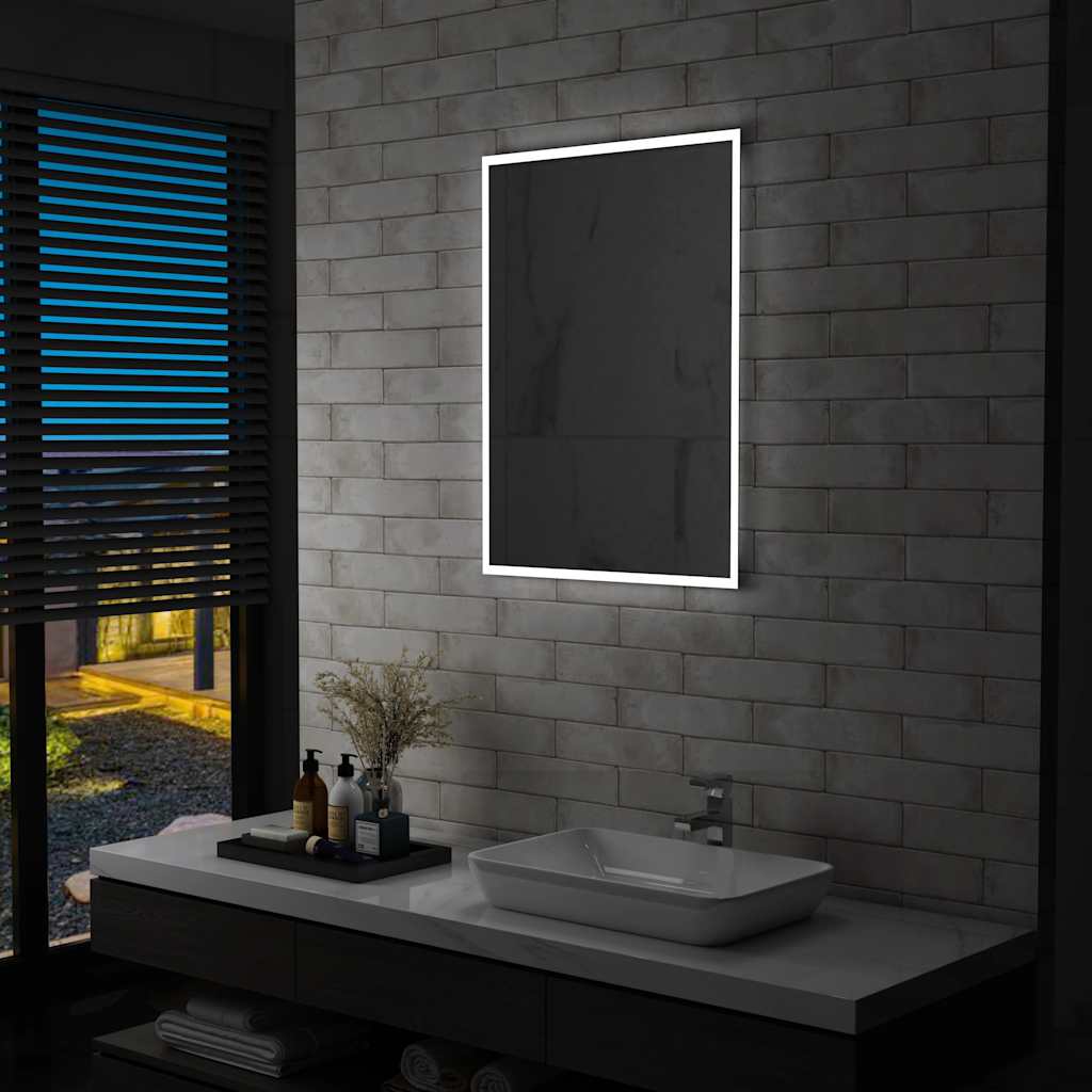 Specchio da Parete a LED per Bagno 60x80 cm - homemem39