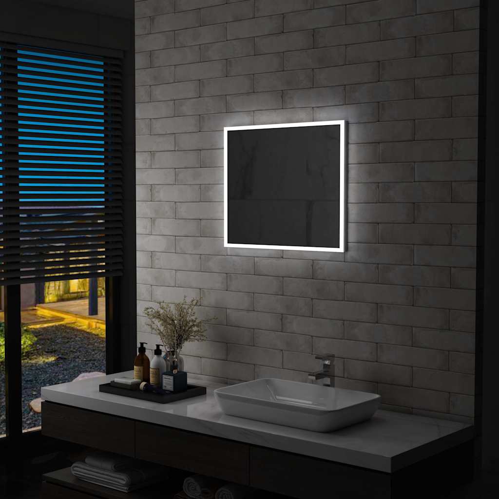 Specchio da Parete a LED per Bagno 60x50 cm | homemem39
