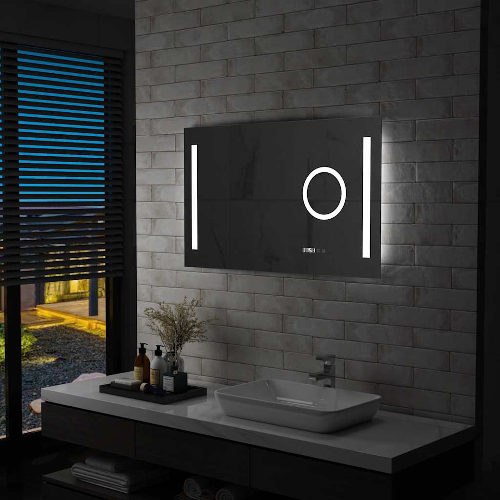 Specchio LED da Bagno con Sensore Tattile 100x60 cm - homemem39