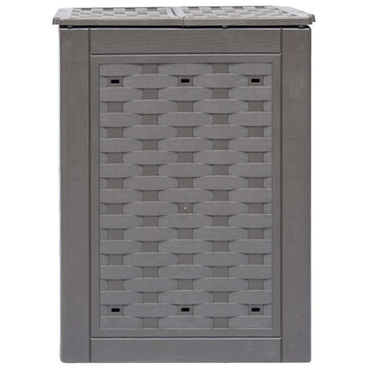 Compostiera Giardino Marrone 60x60x83 cm 300 L Rattan Plastica