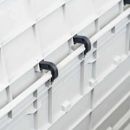 Baule da Giardino 280 L Grigio Chiaro - homemem39