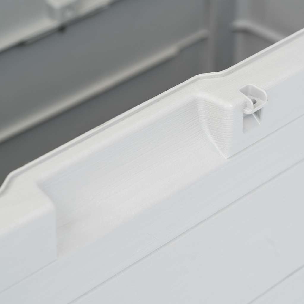 Baule da Giardino 280 L Grigio Chiaro - homemem39