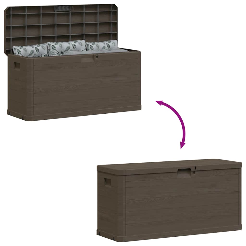 Baule da Giardino 280 L Marrone | homemem39