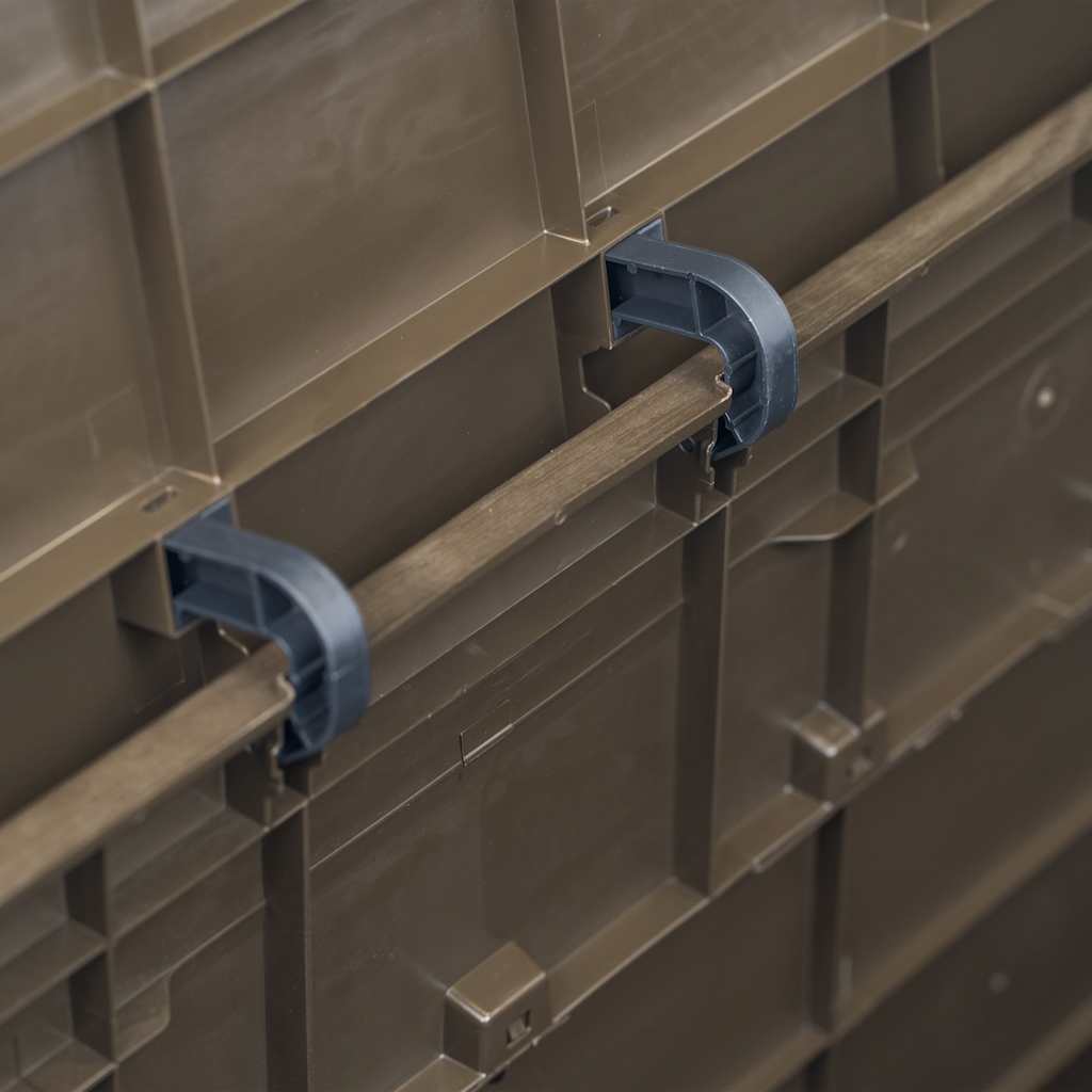 Baule da Giardino 280 L Marrone - homemem39