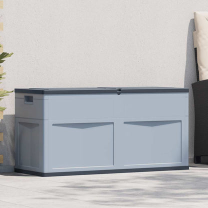Baule da Giardino 320 L Grigio Nero - homemem39