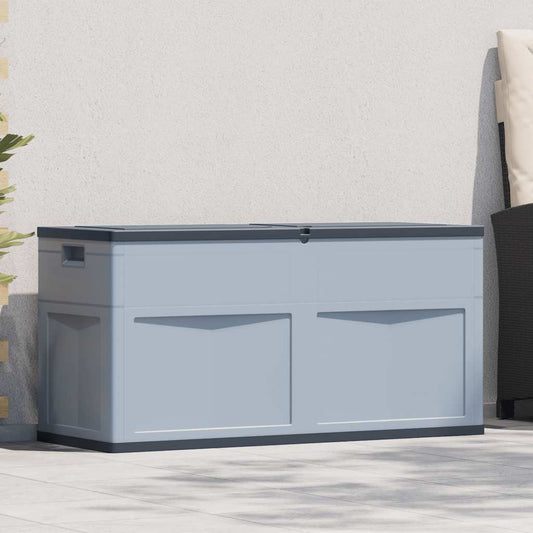 Baule da Giardino 320 L Grigio Nero - homemem39