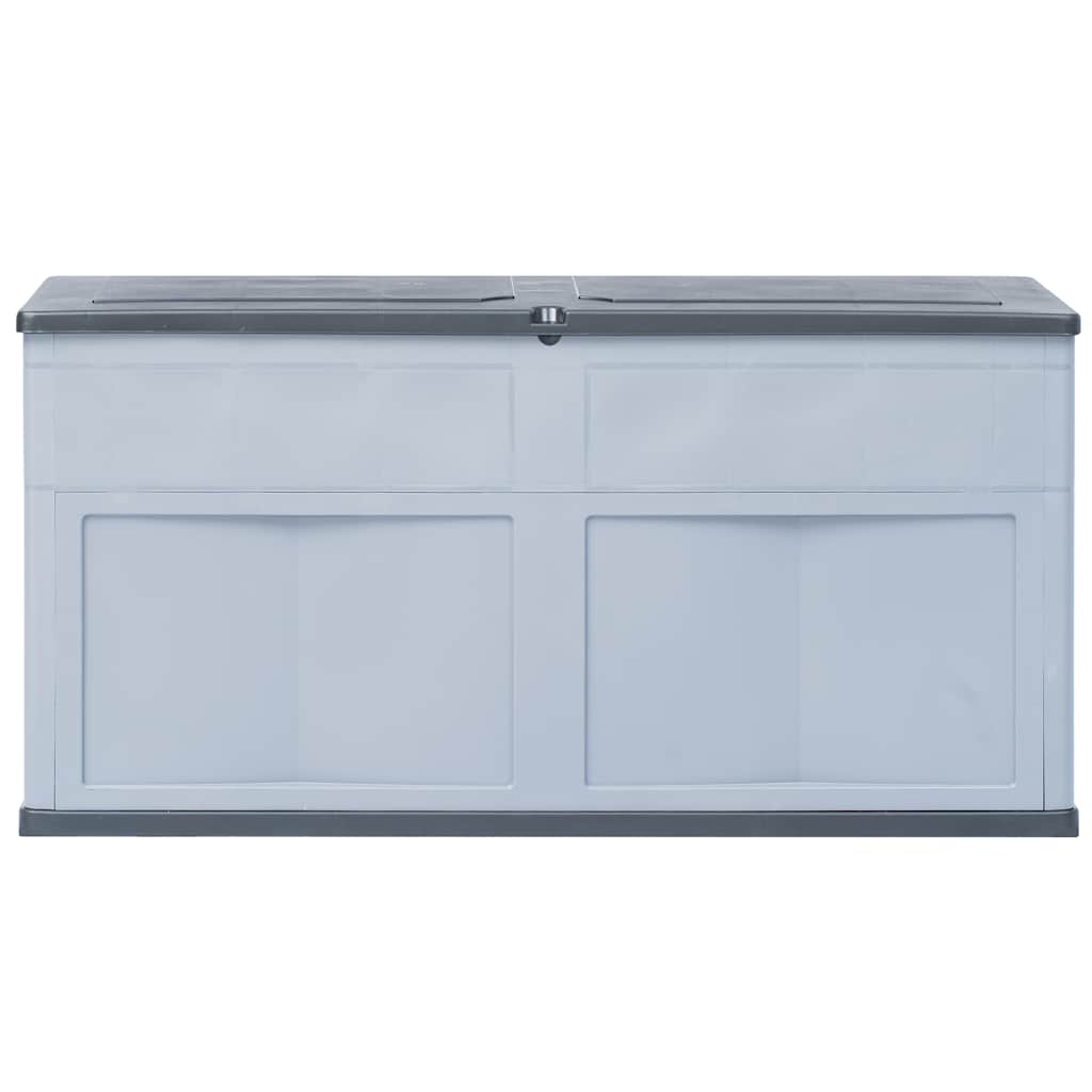 Baule da Giardino 320 L Grigio Nero