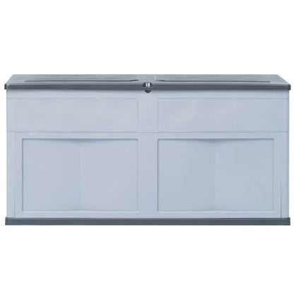 Baule da Giardino 320 L Grigio Nero
