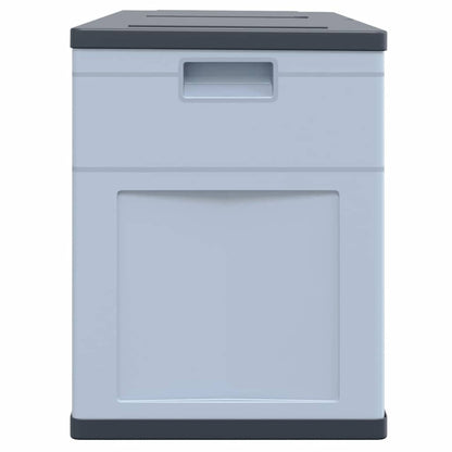Baule da Giardino 320 L Grigio Nero - homemem39