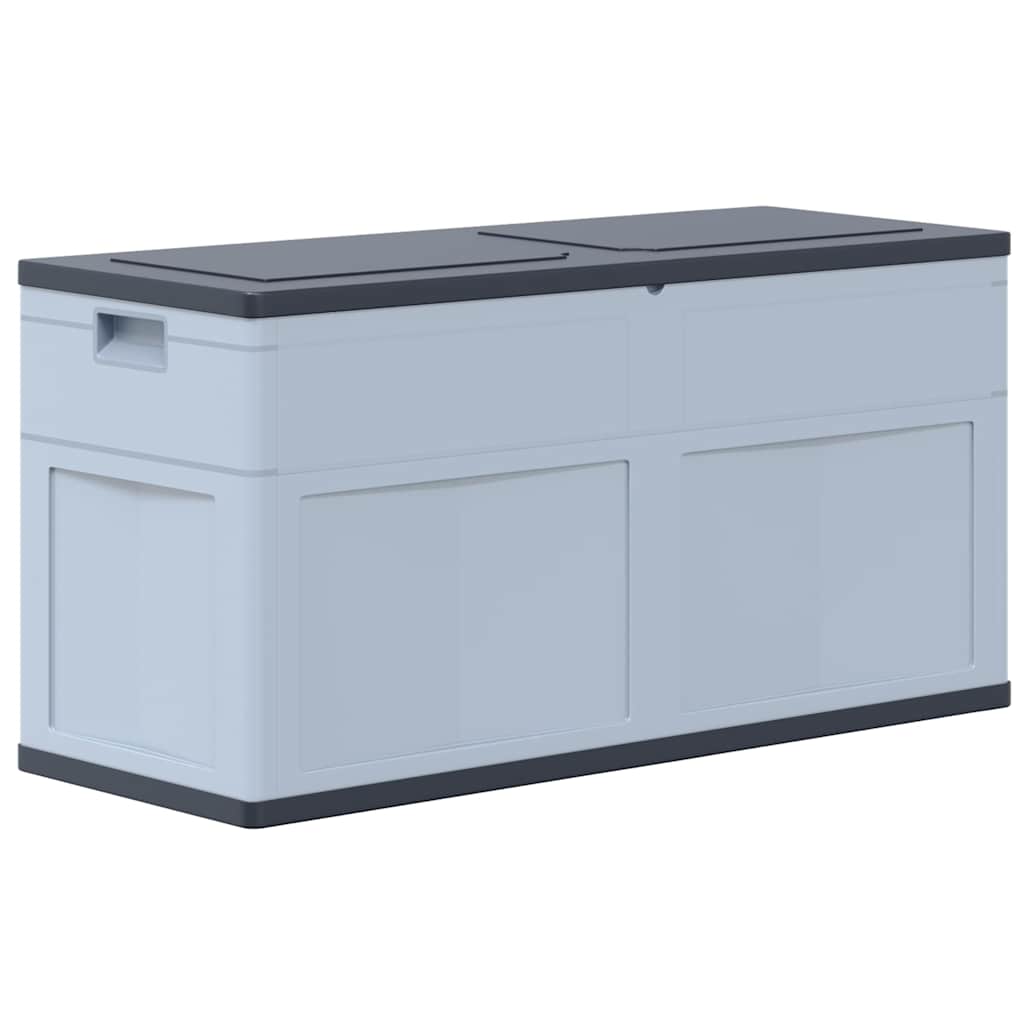 Baule da Giardino 320 L Grigio Nero
