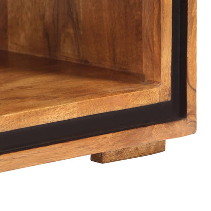 Tavolino da Salotto 100x45x33 cm in Legno Massello di Acacia | homemem39