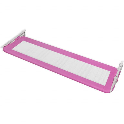 Sponde Letto per la Sicurezza dei Bambini 2 pz Rosa 150x42 cm - homemem39