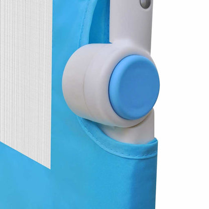 Sponde Letto per la Sicurezza dei Bambini 2 pz Blu 150x42 cm
