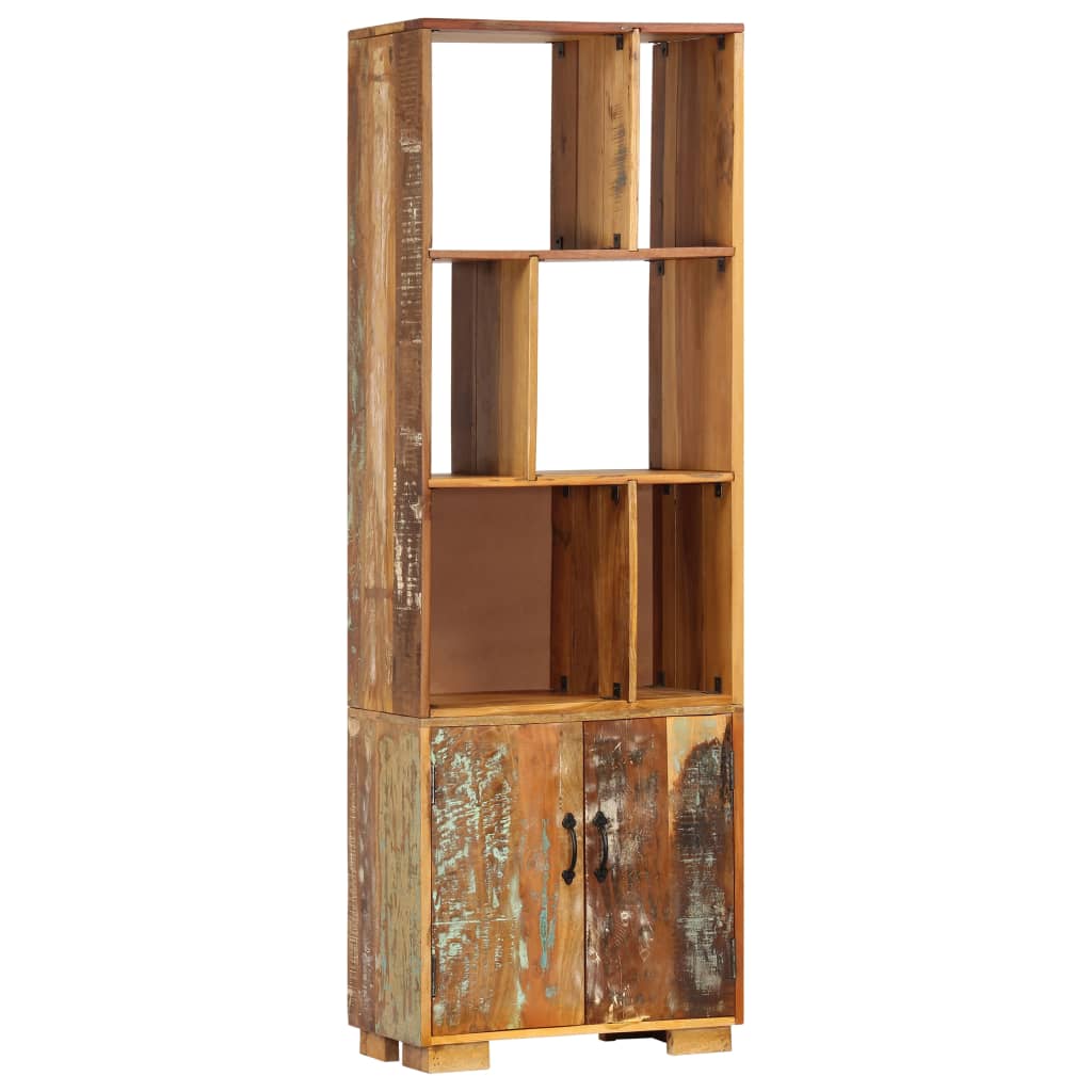 Libreria 60x35x180 cm in Legno Massello di Recupero