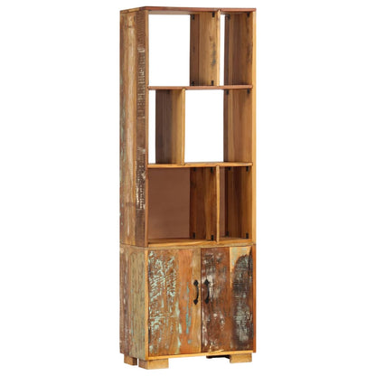 Libreria 60x35x180 cm in Legno Massello di Recupero