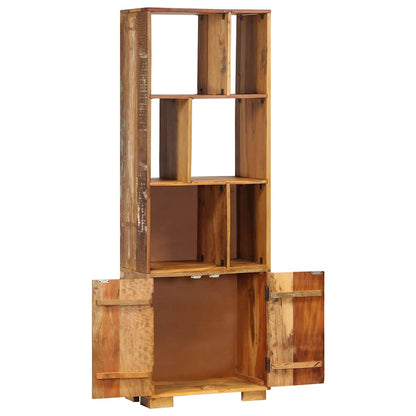 Libreria 60x35x180 cm in Legno Massello di Recupero