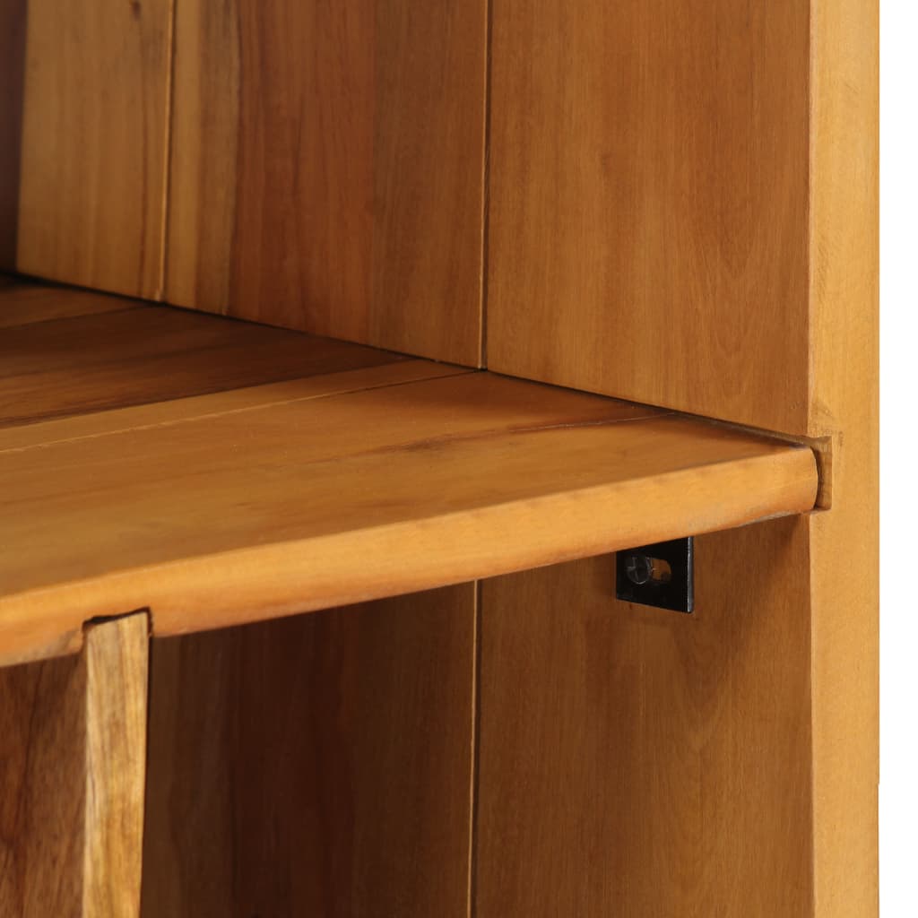 Libreria 60x35x180 cm in Legno Massello di Recupero