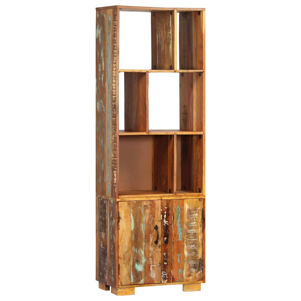 Libreria 60x35x180 cm in Legno Massello di Recupero